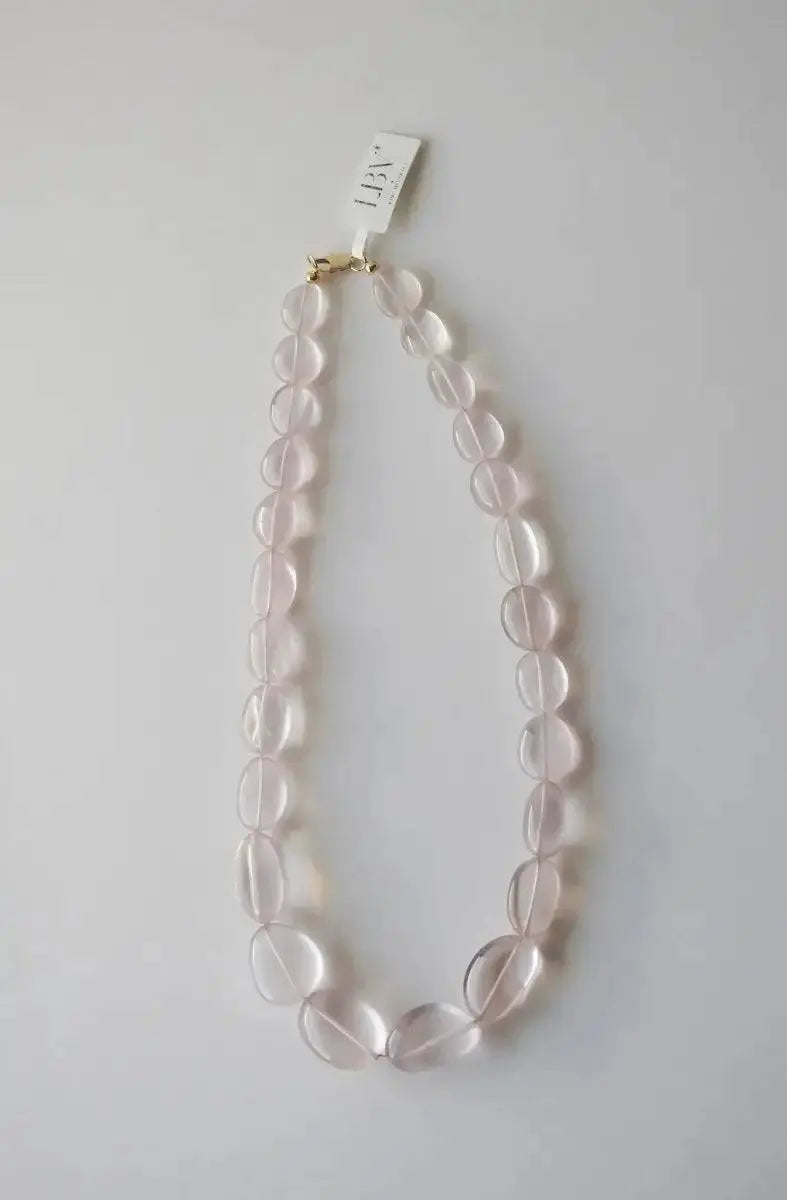 Rose Radiance Rivière Necklace - Rose Quartz Jewelry view 5